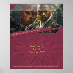 Poster Le contrôle de soi est votre superpuissance