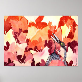 Poster Le corbeau déchire les papillons