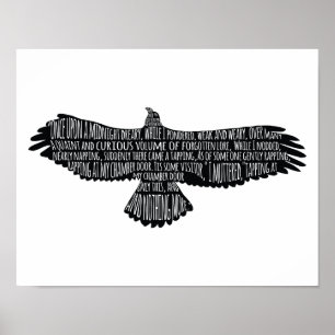 Poster Le Corbeau d'Edgar Allan Poe Poe Poe Poe Poe