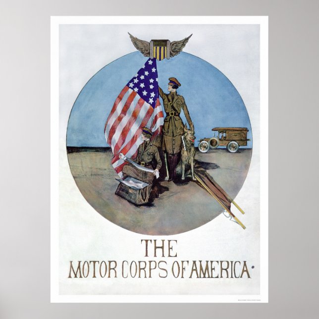 Poster Le Corps automobile d'Amérique (US02075) (Devant)