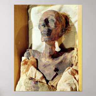 Poster Le corps momifié de Ramesses II a trouvé dans une