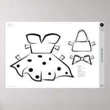 Le costume de poupée en papier OG : PETIT