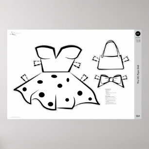 Poster Le costume de poupée en papier OG : PETIT