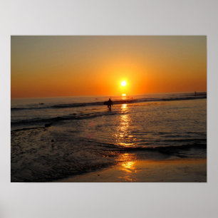 Poster Le coucher du soleil du Swami