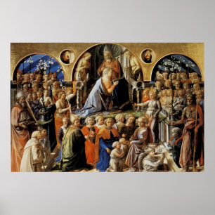 Poster Le couronnement de la scie vierge
