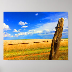 Poster Le courrier de barrière