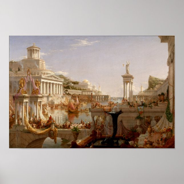 Poster Le cours de l'Empire : la consommation (Devant)