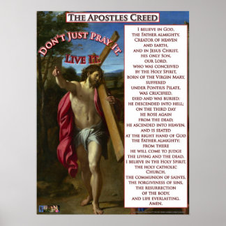 Poster Le Credo des apôtres