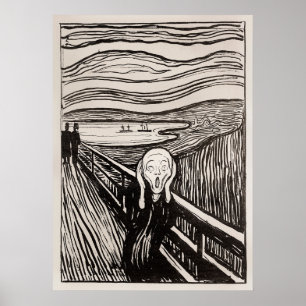 Poster Le cri de Munch