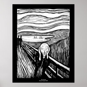 Poster Le cri d'Edvard Munch