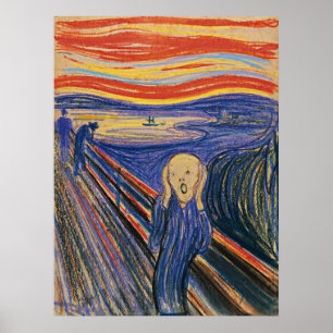 Poster Le cri d'Edvard Munch