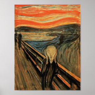 Poster Le cri Edvard Munch