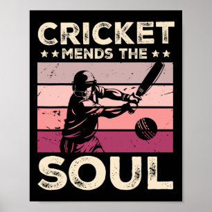 Poster Le cricket répare l'âme 