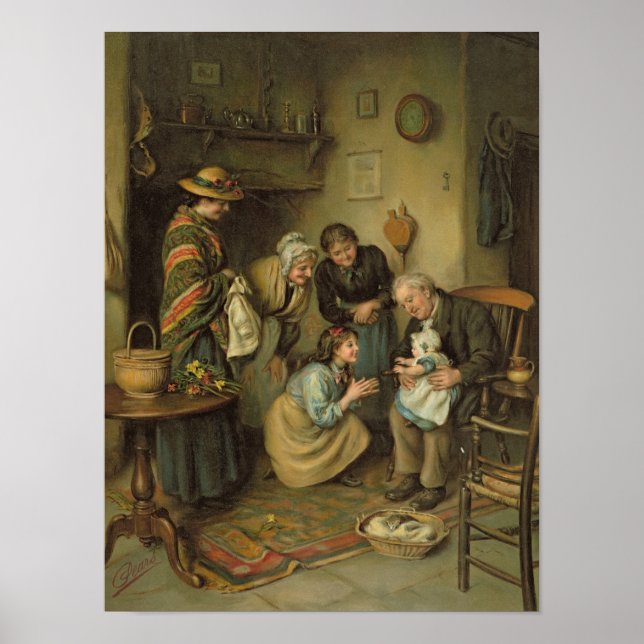 Poster Le culte de la famille, tiré de l'Annuel des poire (Devant)