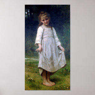 Poster Le Curtsey, Bouguereau
