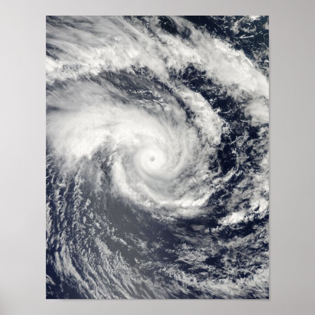Poster Le cyclone tropical Edzani dans l'Oce du Sud de l' (Devant)