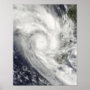 Poster Le cyclone tropical Fanele sur Madagascar