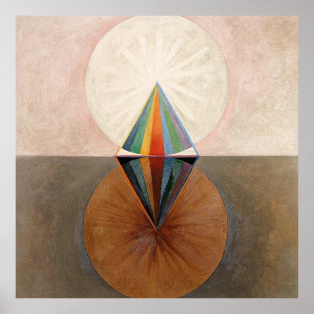 Poster Le Cygne, Groupe IX, No.12 par Hilma af Klint (Devant)