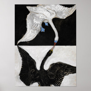 Poster Le cygne, no 1 de Hilma af Klint