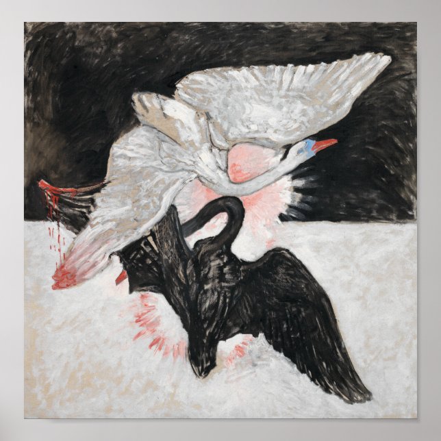 Poster Le cygne, no 2 | Hilma af Klint | (Devant)