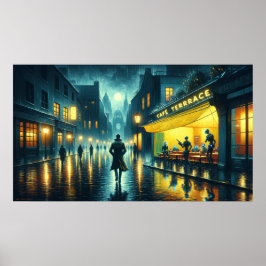 Poster Le cypunk 'The A.I. Art Runner'