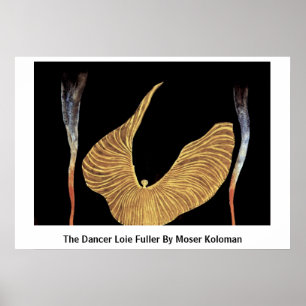 Poster Le danseur Loie plus plein par Moser Koloman
