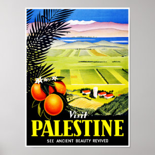 Poster Le ~ de la Palestine de visite voient la beauté