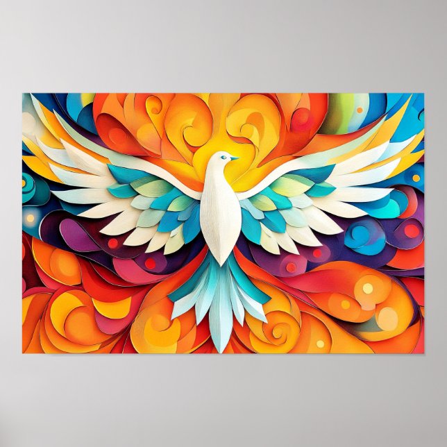 Poster Le Décent de l'Esprit Saint (Devant)