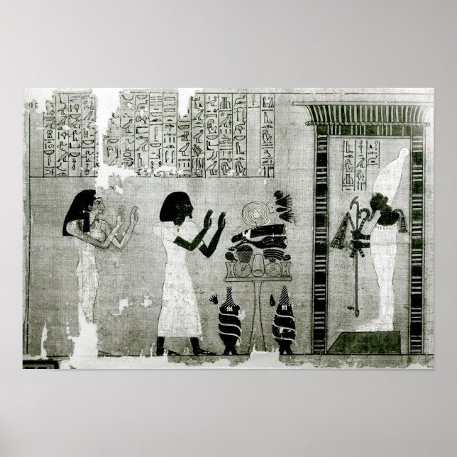 Poster Le défunt accompagné de sa soeur (Devant)