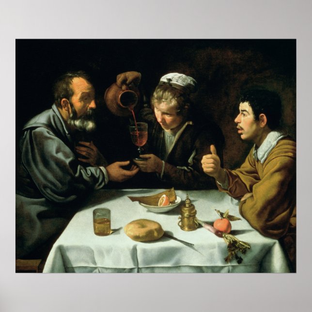 Poster Le déjeuner, 1620 (Devant)