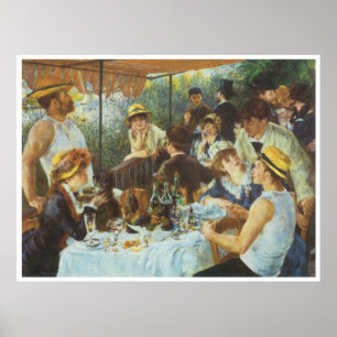 Poster Le déjeuner de la partie de canotage, 1881
