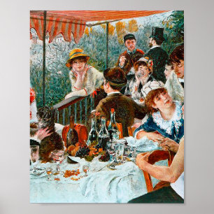 Poster Le déjeuner des plaisanciers by Pierre-Auguste Ren