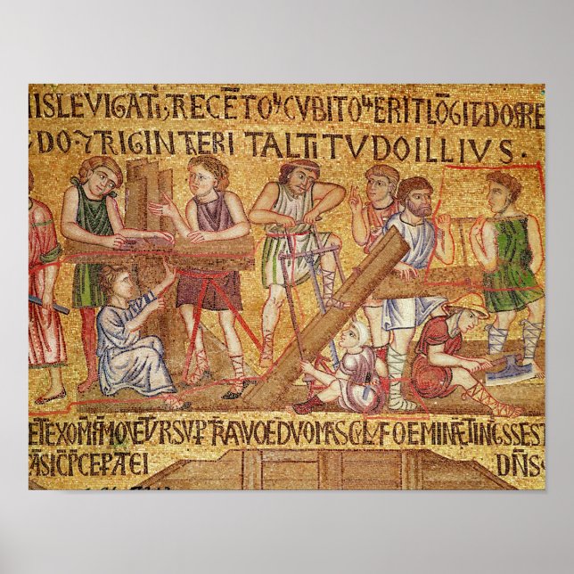 Poster Le déluge, de l'Atrium, détail de (Devant)