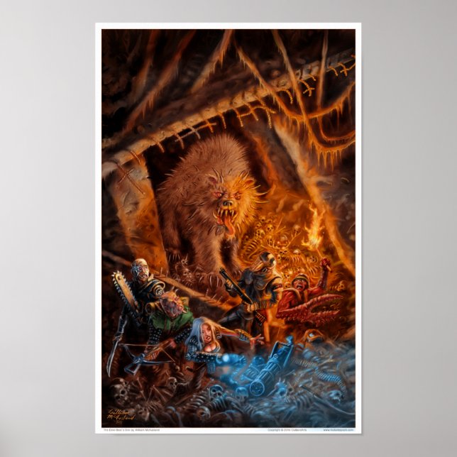 Poster Le Den de l'ours des Devi (Devant)