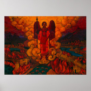 Poster Le Dernier ange de Nicholas Roerich