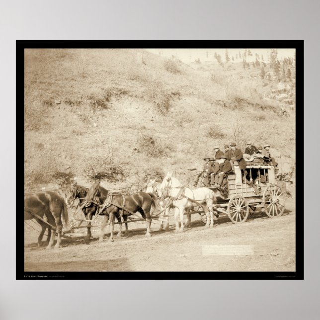 Poster Le Dernier entraîneur Deadwood SD 1890 (Devant)