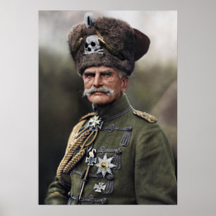 Poster Le Dernier Hussar August von Mackensen 1914
