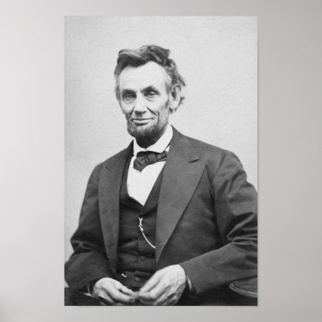 Poster Le Dernier portrait formel d'Abraham Lincoln (Devant)
