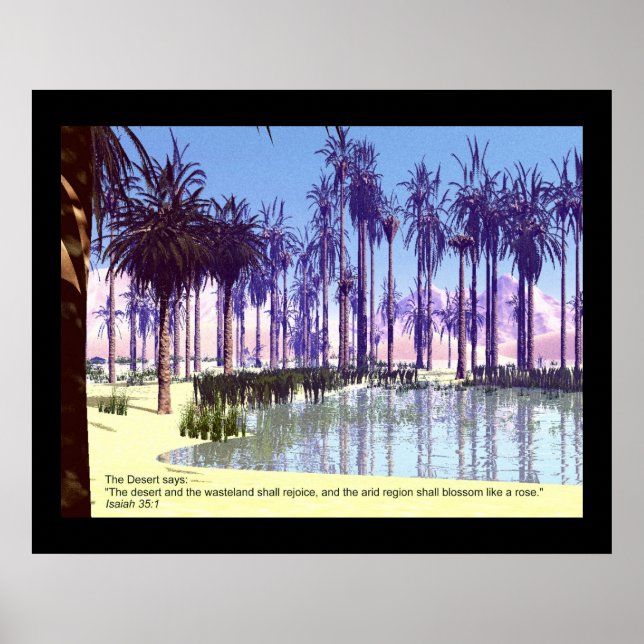 Poster Le désert (Devant)