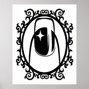 Poster Le design des ongles est une forme d'art