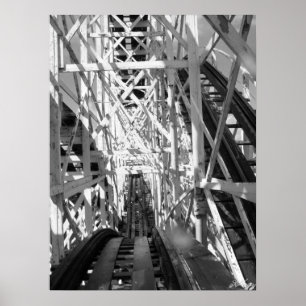 Poster Le Dessous de verre à rouleaux