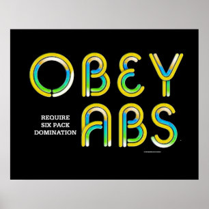 Poster Le DESSUS obéissent l'ABS