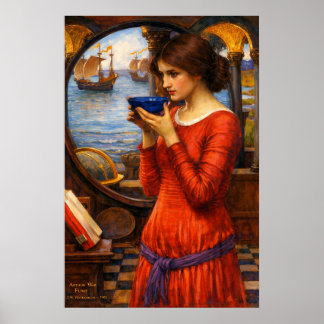 Poster Le Destin par John William Waterhouse