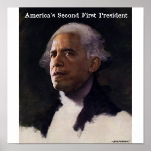 Poster Le deuxième premier président de l'Amérique