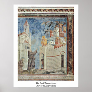 Poster Le Diable D'Arezzo Par Giotto Di Bondone