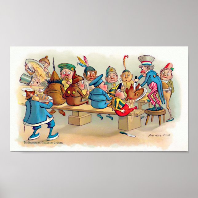 Poster Le dîner de Noël de Brownie (Devant)