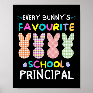 Poster Le directeur de l'école préféré de tous les lapins
