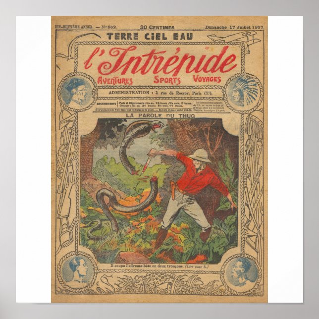 Poster Le discours du voyant (Devant)