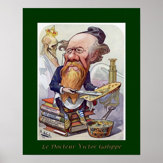 Poster Le Docteur Victor Galippe ~ Pharmacologue ~ (Devant)