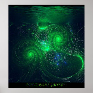 POSTER LE DOMAINE PROFOND DE LA MER DE NEPTUNE
